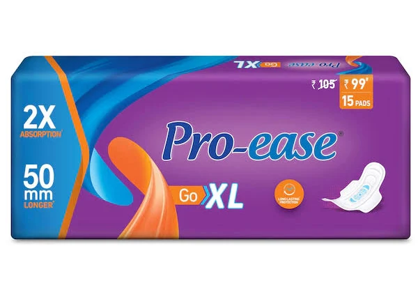 Pro-ease Go XL Extra Absorbent Sanitary Pads