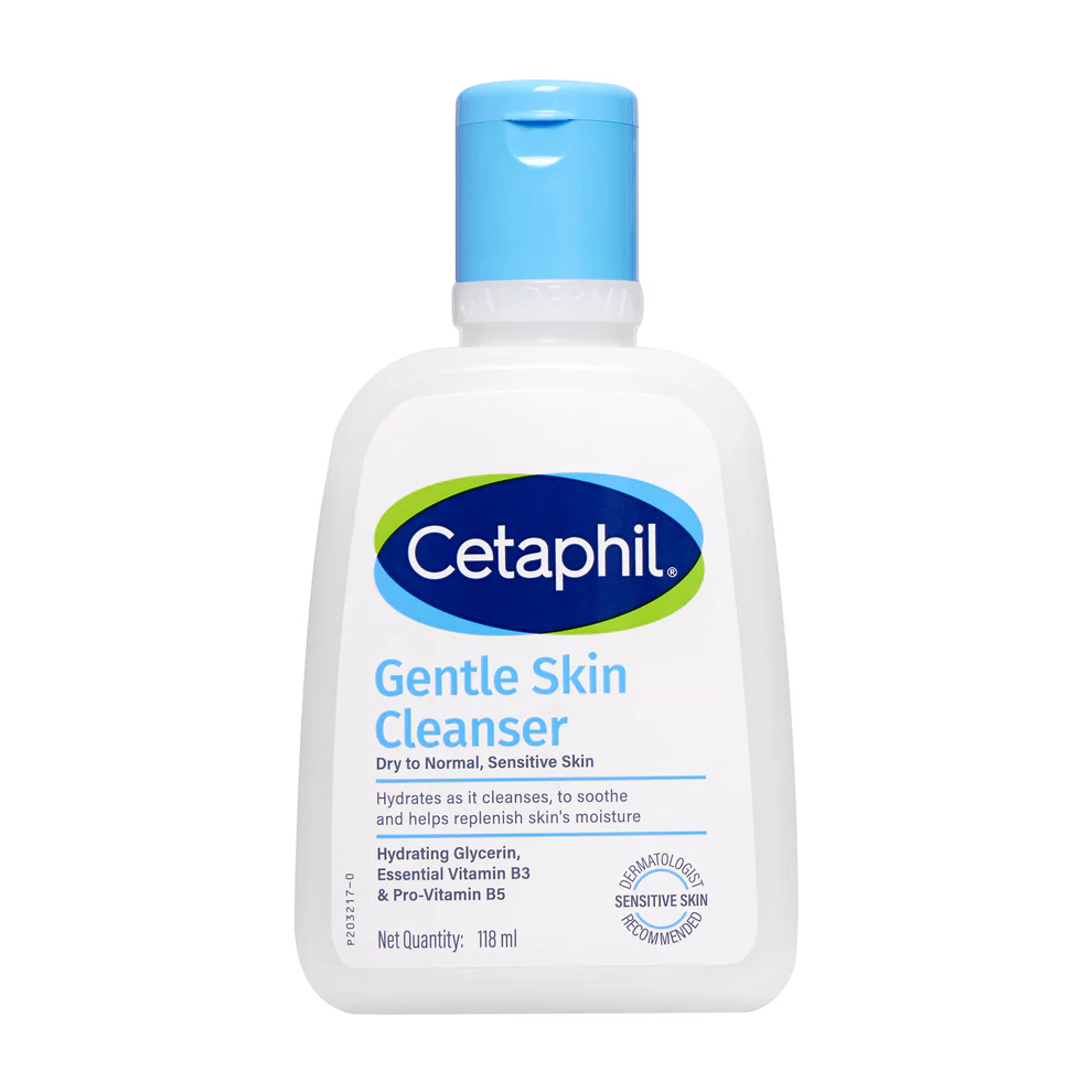 Cetaphil Gentle Skin Cleanser 118 ml | Dermat recommended