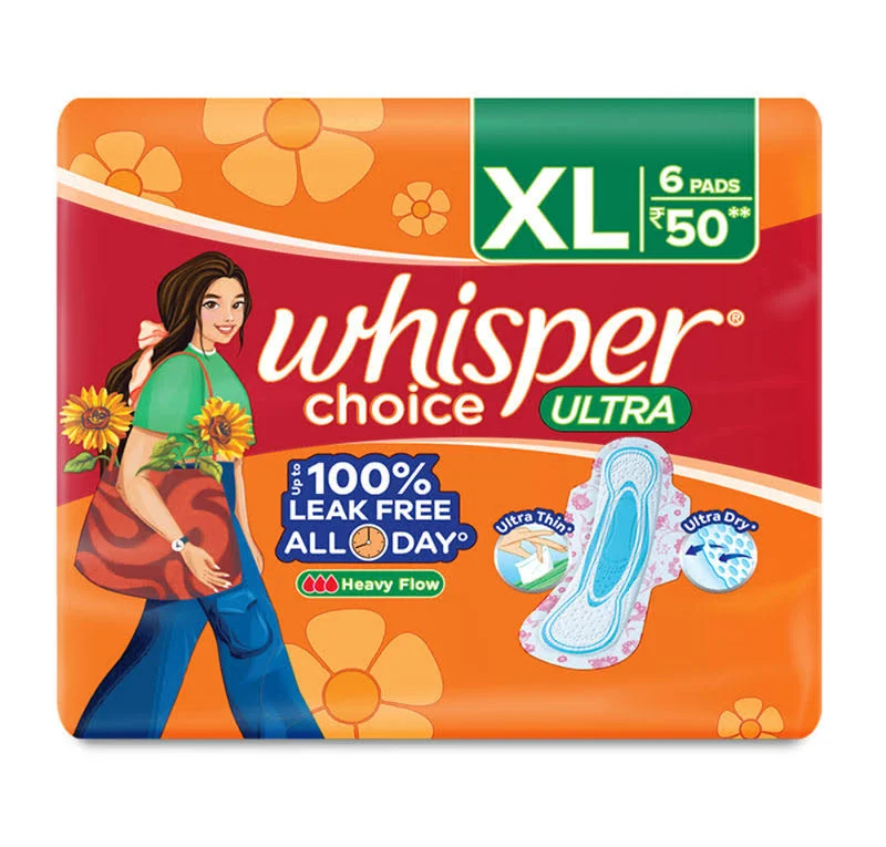 Whisper Choice Ultra 6 Sanitary Pads